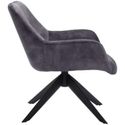 Fauteuil Mace - Stof - Antraciet -Puur Woood Winkel 10201167 1800