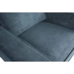 WOOOD Fauteuil Arwin - Staalblauw -Puur Woood Winkel 10201961 9000