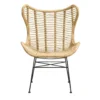 Fauteuil Jasmine - Rotan/metaal - Naturel