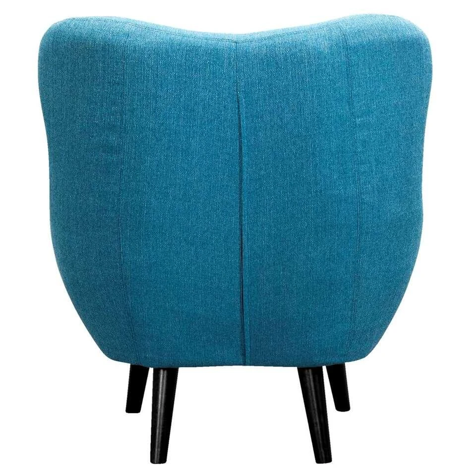 Fauteuil Viborg - Stof - Turquoise 3 Fauteuil Viborg - Stof - Turquoise - Afbeelding 3
