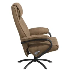 Relaxfauteuil Vic - Taupe -Puur Woood Winkel 10209615 8000