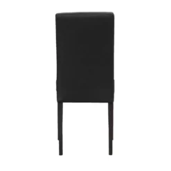 Eetkamerstoel Serge - Kunstleder - Zwart -Puur Woood Winkel 10302260 0900