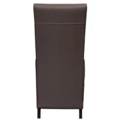 Eetkamerstoel Perry - Lederlook - Bruin -Puur Woood Winkel 10302272 0900