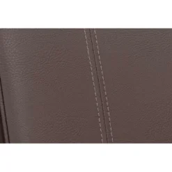 Eetkamerstoel Perry - Lederlook - Bruin -Puur Woood Winkel 10302272 9001