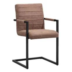 Eetkamerstoel Lizzy - Met Armleuningen - Cognac