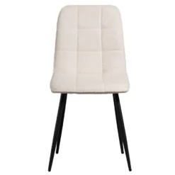 Eetkamerstoel Mimosa - Stof - Crème