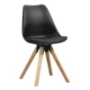 Eetkamerstoel Senja - Zwart - Hout
