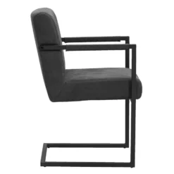 Eetkamerstoel Mats Met Armleuning - Antraciet -Puur Woood Winkel 10307073 8000