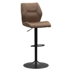 Barkruk Jesse - Verstelbaar - Cognac