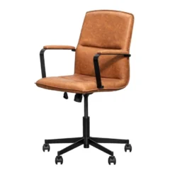 Bureaustoel Trevor - Cognac -Puur Woood Winkel 11201025 0301