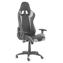 Beliani Bureaustoel KNIGHT - Zwart Kunstleer