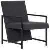 VidaXL Fauteuil Stof Grijs