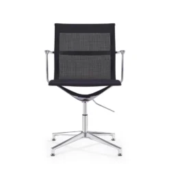 Design Vergaderstoel Monaco - Zwart -Puur Woood Winkel 1205982182 0102