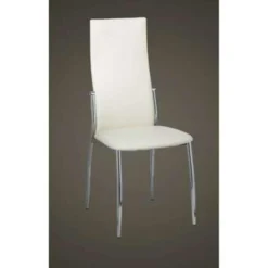 VidaXL Eetkamerstoelen 2 St Kunstleer Wit -Puur Woood Winkel 1213230548 0102