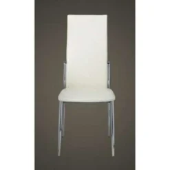 VidaXL Eetkamerstoelen 2 St Kunstleer Wit -Puur Woood Winkel 1213230548 0103