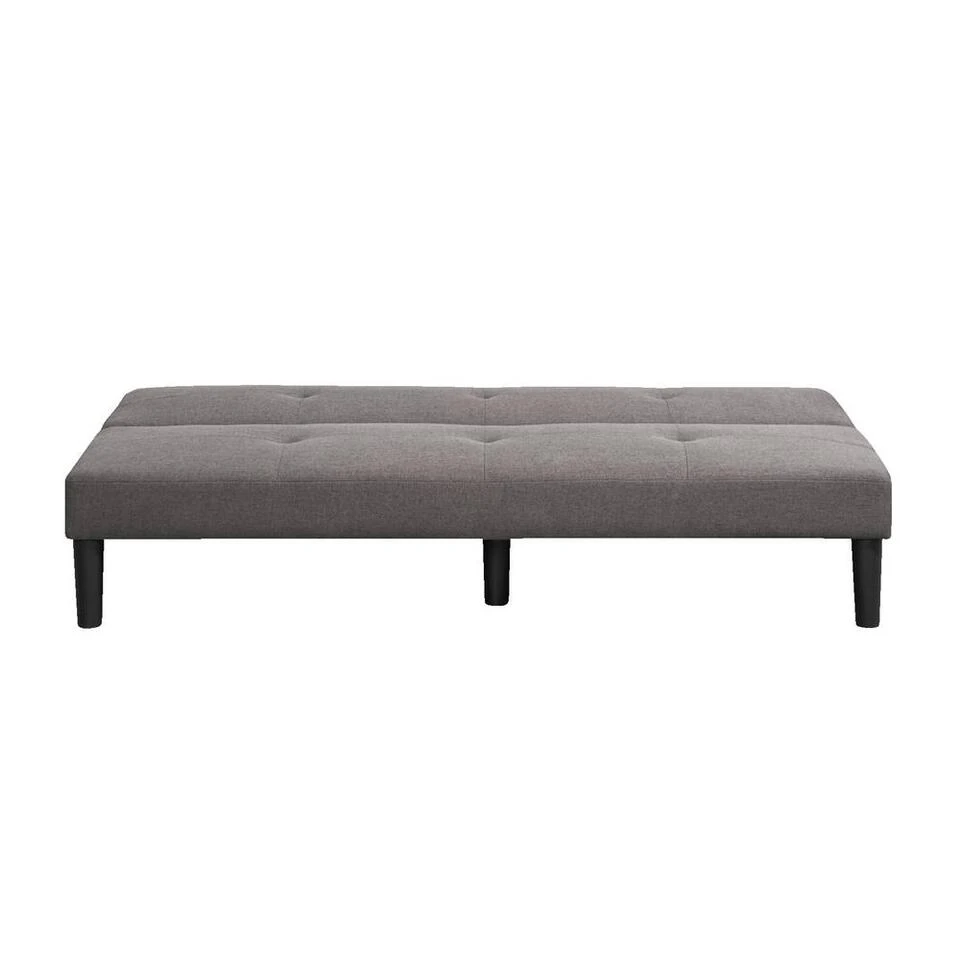 Slaapbank Cairns - Antraciet - 74,5x188x88 Cm 2 Slaapbank Cairns - Antraciet - 74,5x188x88 Cm - Afbeelding 2