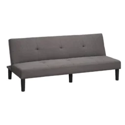 Slaapbank Cairns - Antraciet - 74,5x188x88 Cm 6 Slaapbank Cairns - Antraciet - 74,5x188x88 Cm -Puur Woood Winkel 12600360 0300