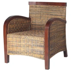VidaXL Fauteuil Handgeweven Rattan -Puur Woood Winkel 12e6f6f7817f4a45a4995bd5b17b78bd