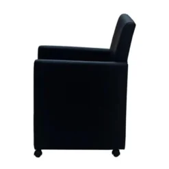 VidaXL Eetkamerstoelen 2 St Kunstleer Zwart -Puur Woood Winkel 1323200331 0103