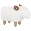 Beliani Hocker LAMB - Wit Polyester