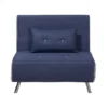Beliani Slaapbank - FARRIS Blauw Polyester