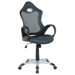 Beliani Bureaustoel ICHAIR - Zwart Staal, Polyester