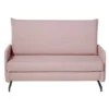 Beliani Tweezitsbank - BELFAST Roze Polyester