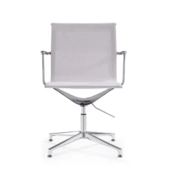 Design Vergaderstoel Monaco - Wit -Puur Woood Winkel 1964755442 0103