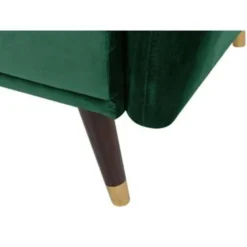 Beliani Slaapbank - VIMMERBY Groen Fluweel -Puur Woood Winkel 1cbbd2b81dd447babc1661723f6a2549