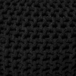 Beliani Poef CONRAD - Zwart Katoen -Puur Woood Winkel 1cd6c8af4de54d9cabcca58d6308d525