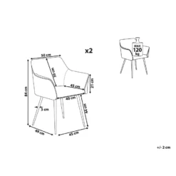 Beliani Eetkamerstoel JASMIN - Grijs Fluweel -Puur Woood Winkel 23ead249d8204e9c9fc16647a2a49c31 1