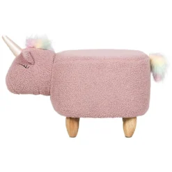 Beliani Dierenhocker UNICORN - Roze Polyester, Katoen 7 Beliani Dierenhocker UNICORN - Roze Polyester, Katoen -Puur Woood Winkel 24d38db28bd740f2ad68687f3b2c1e0a