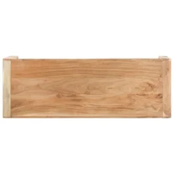 VidaXL Bankje 110x38x46 Cm Massief Acaciahout -Puur Woood Winkel 2880ad8f0e8648108fb939a90b82bb24
