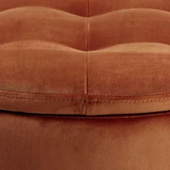 Sohome Poef Takeesha - Velvet - Koper -Puur Woood Winkel 2c15aa41c29546be959655de2e87e2b6