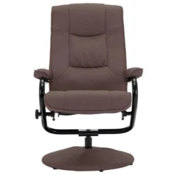 VidaXL Fauteuil Verstelbaar Met Voetenbankje Stof Bruin -Puur Woood Winkel 2e418b8a0d8c4756aebec27989739ce0