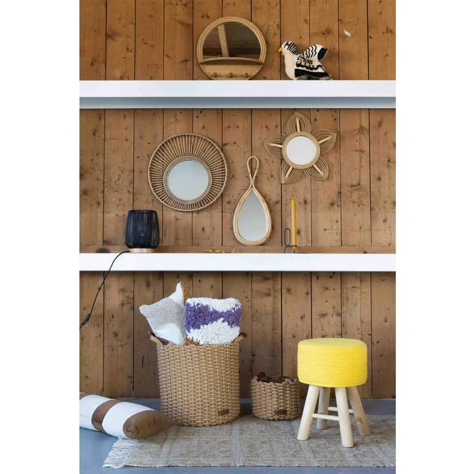 KidsDepot Kruk Iggy 29 Cm Katoen En Hout Geel 3 KidsDepot Kruk Iggy 29 Cm Katoen En Hout Geel - Afbeelding 3