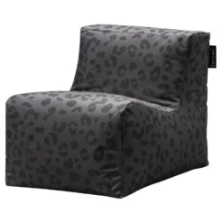 Loungestoel Leopard Lebel - Antraciet - 75x55x60 Cm -Puur Woood Winkel 35202152 0300