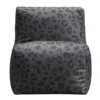 Loungestoel Leopard Lebel - Antraciet - 75x55x60 Cm