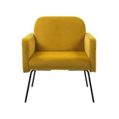 Beliani Fauteuil NARKEN - Geel Fluweel 7 Beliani Fauteuil NARKEN - Geel Fluweel -Puur Woood Winkel 36c1bb3aae9046c1a6eb2ddc3d744cd8