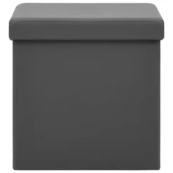 VidaXL Opbergkruk Inklapbaar PVC Grijs -Puur Woood Winkel 3eba7d93578c4d9b99e05a3fc81f6f5d