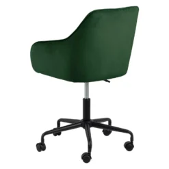 Sohome Bureaustoel Otto - Velvet - Forest Green -Puur Woood Winkel 3ecce931ab184ec59248dd734ab382ac