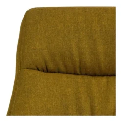 Sohome Draaifauteuil Leopold - Met Voetenbank - Geel -Puur Woood Winkel 410b373c0563469496a2f3def2e50555