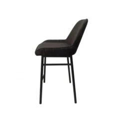 Giga Meubel Barstoel Zwart Boucle - Metaal - 53.5x52x94cm - Joëlle -Puur Woood Winkel 450b92f73aa1456db45e9f03210cf73f