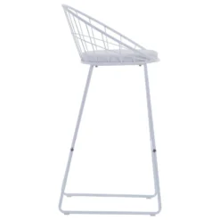 VidaXL Barstoelen 2 St Kunstleer Wit -Puur Woood Winkel 45878b8798874be78ed7e66576004288