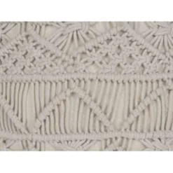 Beliani Poef KAYSERI - Beige Katoen -Puur Woood Winkel 4b10a9af8df342ae8e982e2e485751f9