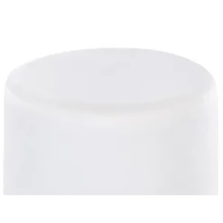 Beliani Poef SOPHIA - Wit Fluweel -Puur Woood Winkel 539d3426aff24ceeb62fdde5926d410e