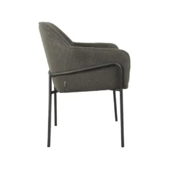 LABEL51 Eetkamerstoel Dexter - Groengrijs - Teddy - 66x62x85 Cm -Puur Woood Winkel 570a2c408ca94360804babf1ca422b42