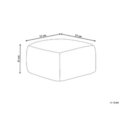 Beliani Poef BEEL - Rood Jute -Puur Woood Winkel 5b53af8ec2784eeba4e18f9cf9ff296d