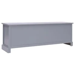 VidaXL Halbankje 115x30x40 Cm Hout Donkergrijs -Puur Woood Winkel 5bac2e7c8f55413091f27d9dcb17dd66