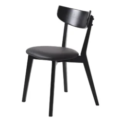 Giga Meubel Eetkamerstoel Kunstleer - Zwart - Hout -Stoel Pero -Puur Woood Winkel 5c11def662cc4d679dd714ce2a8bf5a2